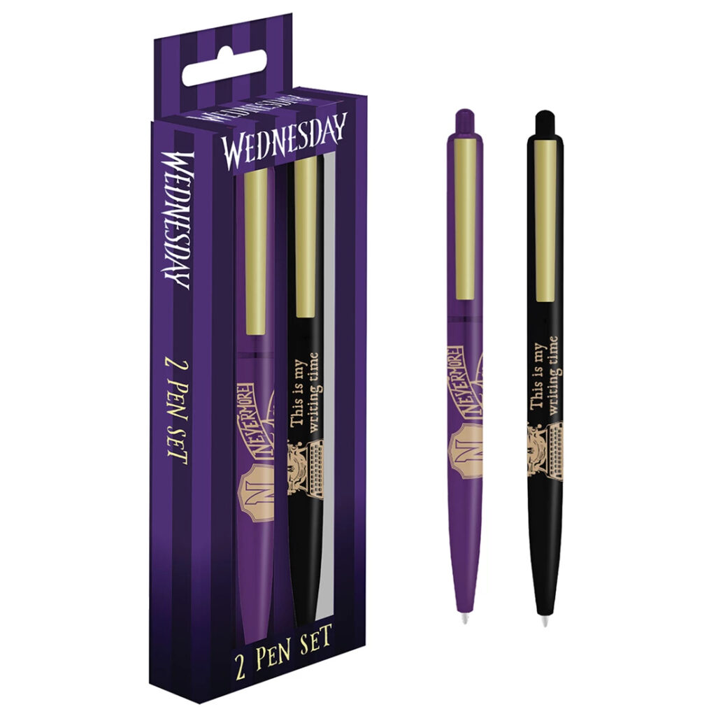 Σετ Γραφής Wednesday - Nevermore AcademyThis is my writing time Pen Set 1