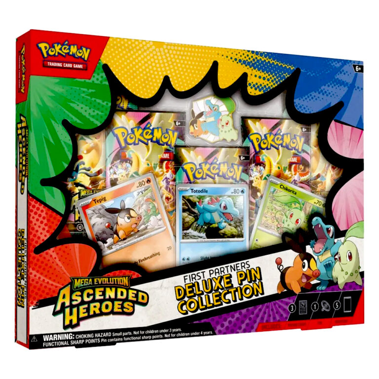 Pokemon TCG Mega Evolution - Ascended Heroes First Partners Deluxe Pin Collection