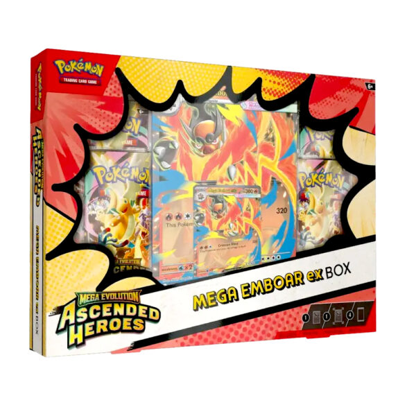 Pokemon TCG Mega Evolution - Ascended Heroes Mega Emboar Ex Box