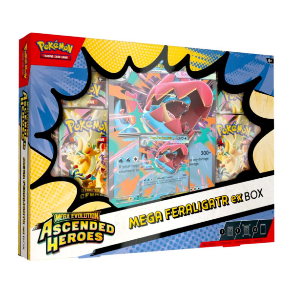 Pokemon TCG Mega Evolution - Ascended Heroes Mega Feraligatr Ex Box