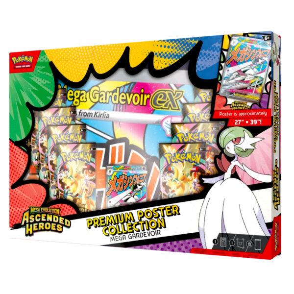 Pokemon TCG Mega Evolution - Ascended Heroes Mega Gardevoir ex Premium Poster Collection